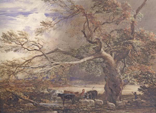 Samuel Palmer Sheltering from the Storm oil painting picture
